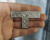 Replacement Tau T Installed Master Mason Past Master Masonic Apron SILVER Plated