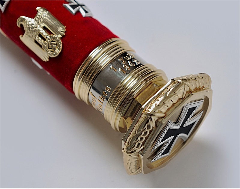 Field Marshall's Erwin Rommel's Baton Premium 24k Pure Gold Plated
