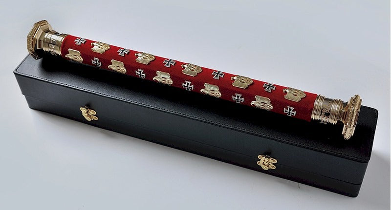 Field Marshall's Erwin Rommel's Baton Premium 24k Pure Gold Plated